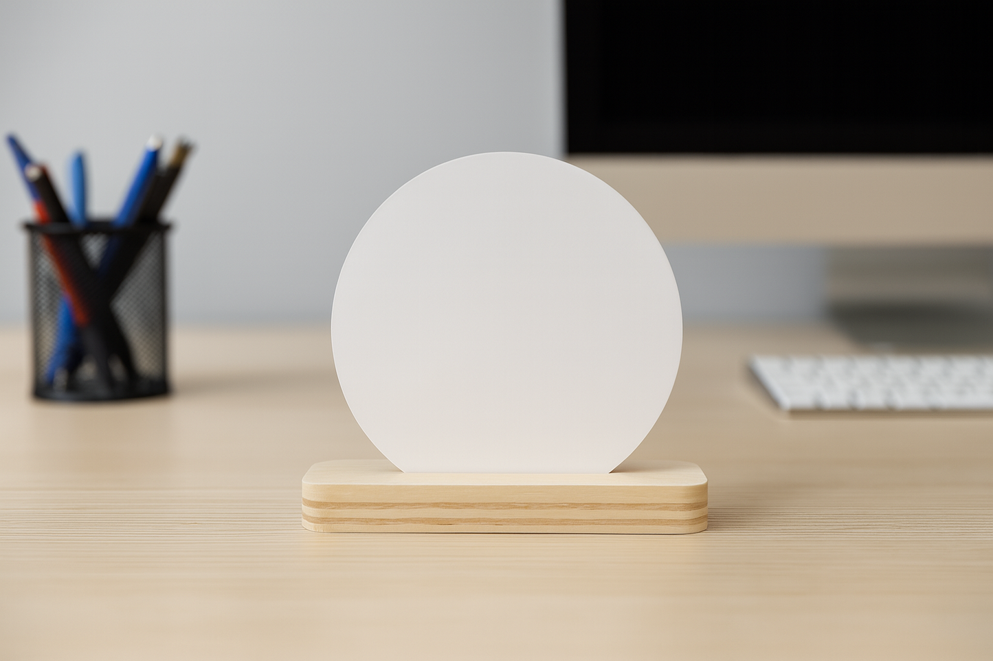 Wood frame - circle