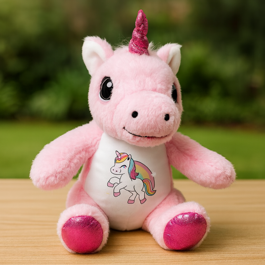 Stuffed unicorn